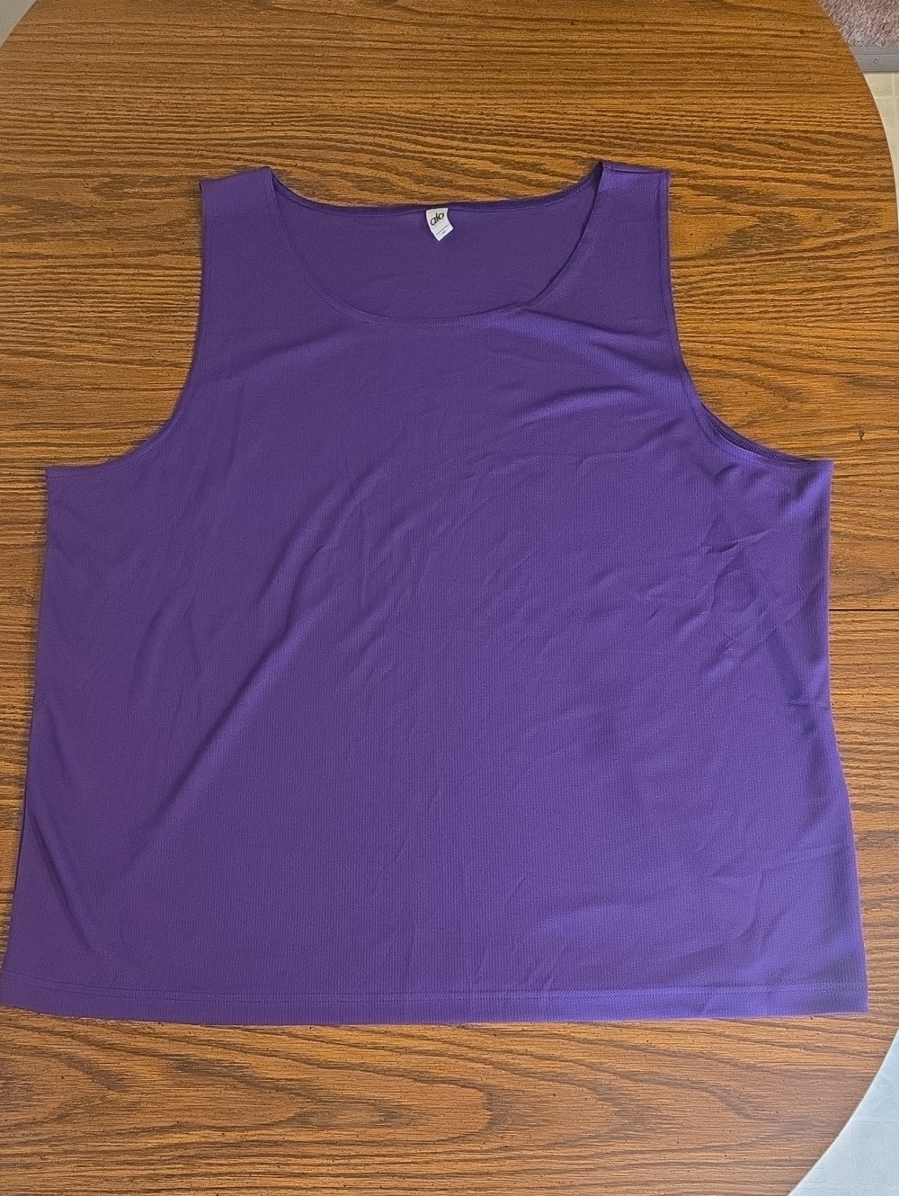 Purple alo Sleeveless Tank Top - Comfortable Classic